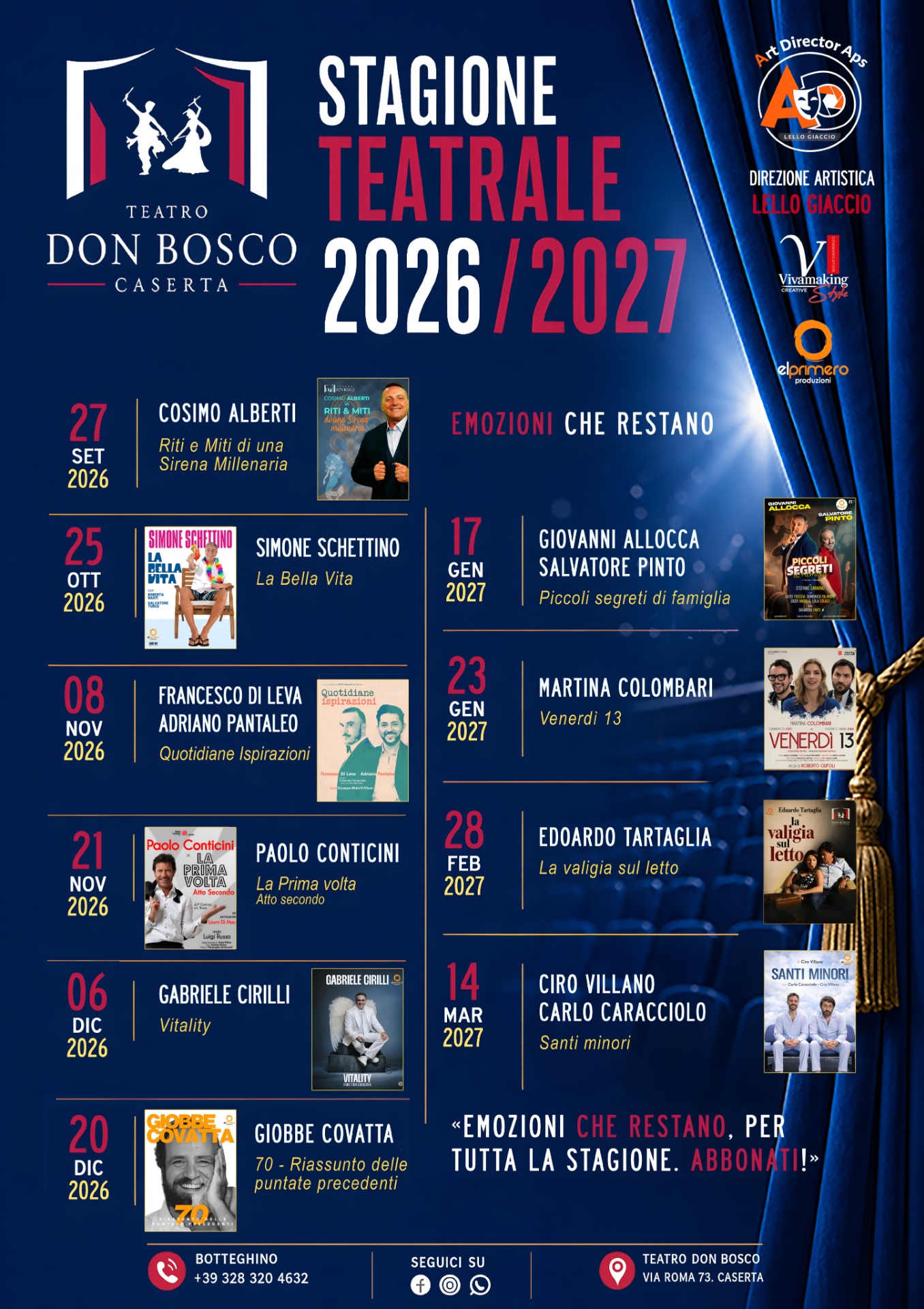 Stagione Teatrale 2026/2027